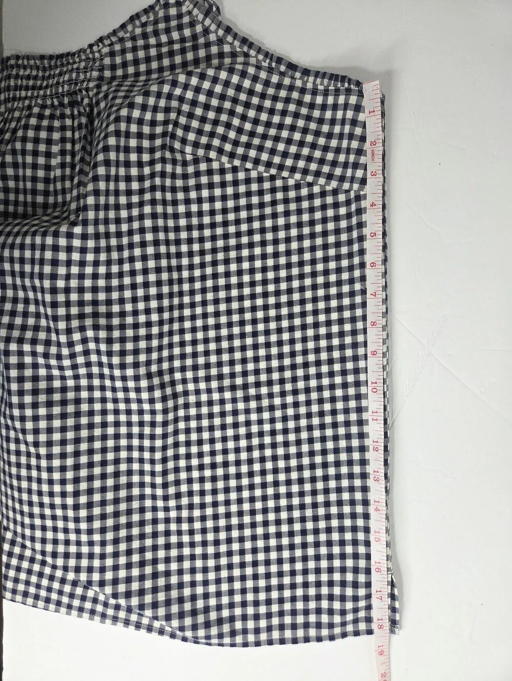 Draper James X Lands' End Pajama Cami Top Gingham Spaghetti Strap Size 2X NwT